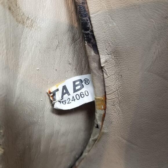 Mossimo Snake Skin Print Classic Pumps Black Tan Gray Comfortable Women's Size 8 - Picture 11 of 12